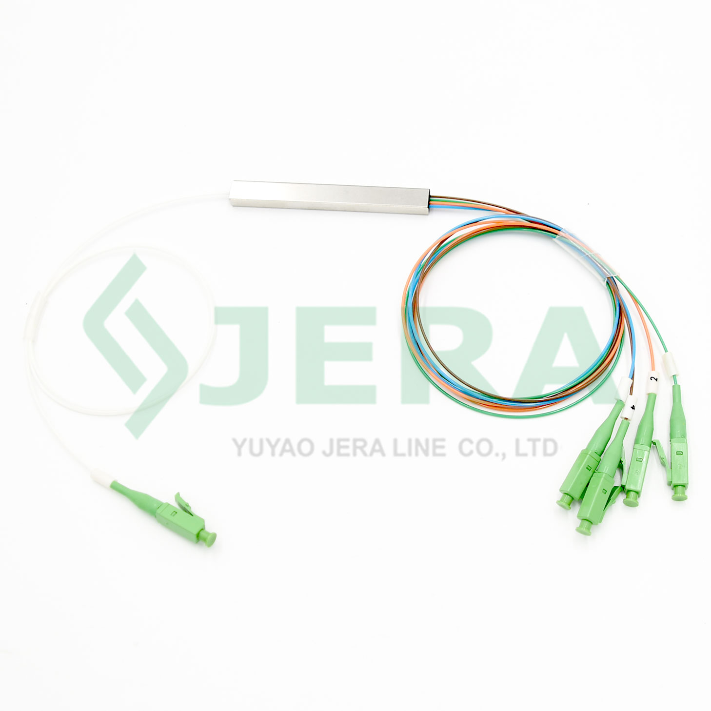 1x4 LC-APC fiber optic PLC splitter