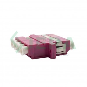Fiber Adaptor LC/PC, Quad, Multi-mode OM4
