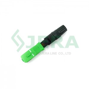 Fiber optic fast connector SC-APC Type 1