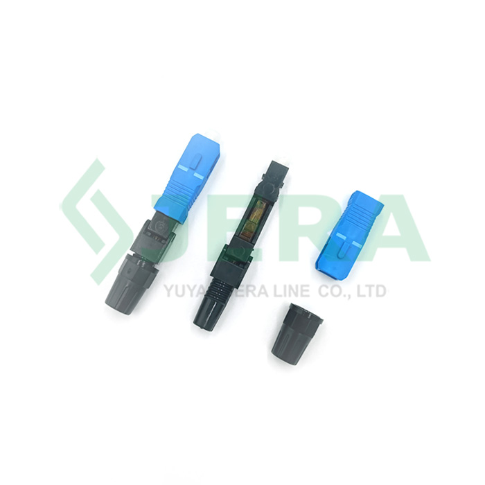 Fiber optic fast connector SC-UPC Type 1