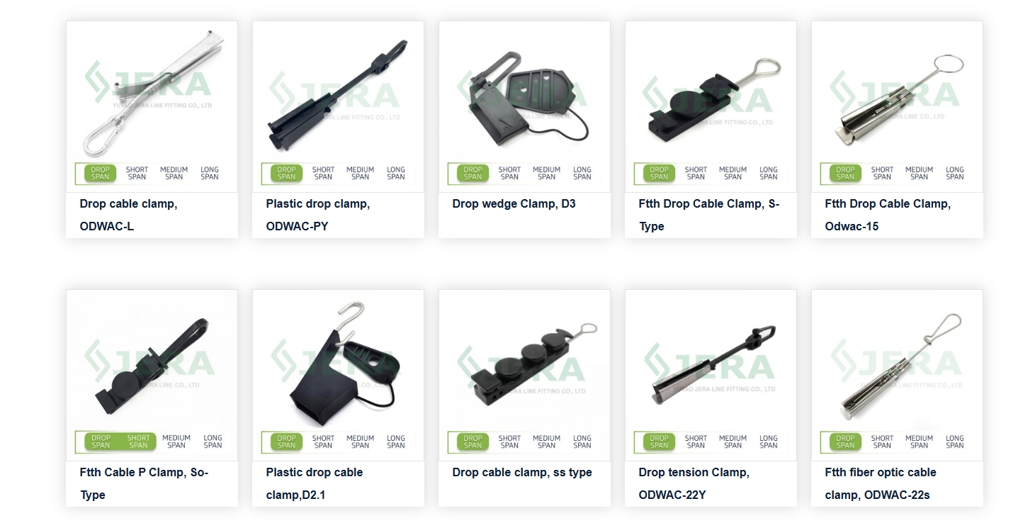 Flat Cable Drop Clamp