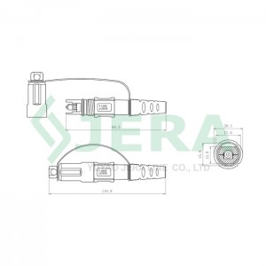 Hardened SC/APC patch cord