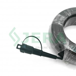 Hardened mini SC/APC patch cord