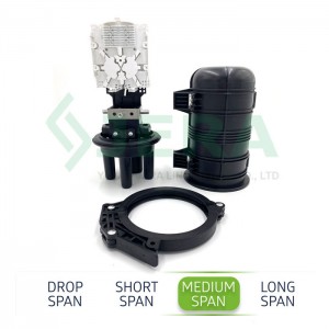 Fiber optic splice closure, FOSC-2D.5 (64)