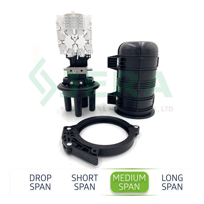 Fiber optic splice closure, FOSC-2D.5 (64)