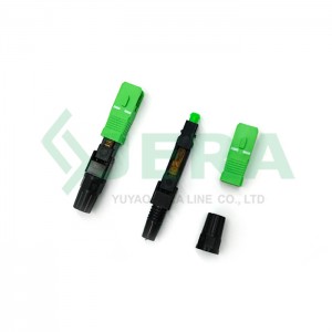 Fiber optic fast connector SC-APC Type 1