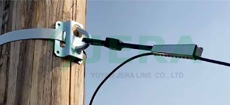 How to install a drop wire clamp?